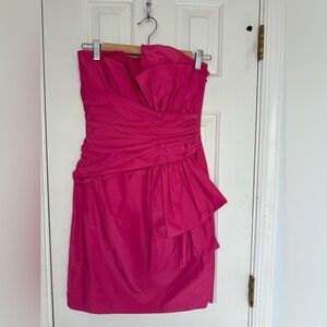 Super cute short strapless formal dress!